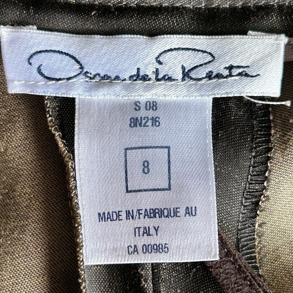 Gorgeous Vintage 100% silk Oscar de la Renta Pantsuit. - Picture 8 of 10